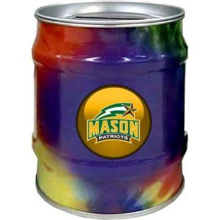 George Mason Patriots GMU NCAA Tie Dye Tin Bank: Sports