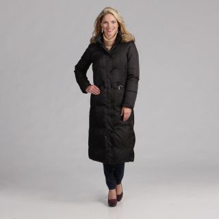  Stay warm and stylish with this black down coat from Hilary