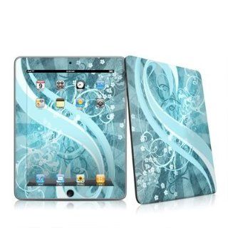 Flores Agua Design Protective Decal Skin Sticker for Apple
