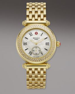 michele caber diamond bezel watch $ 600 1695