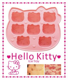 New Hello Kitty Silicone Cube Ice Trays Ice Candy Mold Maker Party
