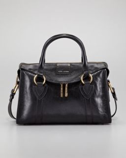 V1BGA Marc Jacobs Fulton Small Top Handle Bag, Black