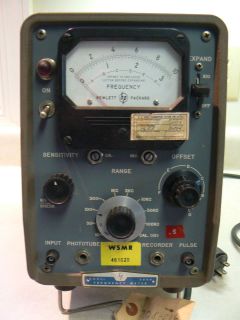   Meter Model 500B Hewlett Packard HP Vintage Electronic measure radio