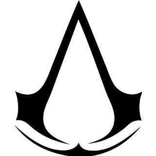 Assassins Creed logo   5.5 BLACK Sticker Decal