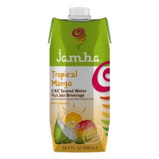 Jamba Tropical Mango O.N.E. Coconut Water Fruit Juice Blend, 16.9