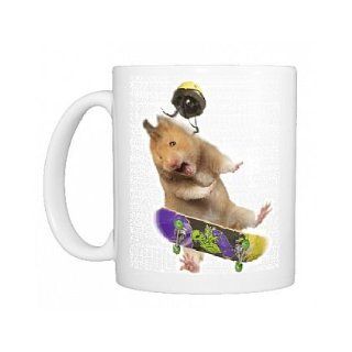 Photo Mug of LA 7054 Hamster   with skateboard a helmet