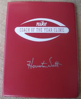 Houston Nutt Signed Nike Folder Ole Miss Football COA