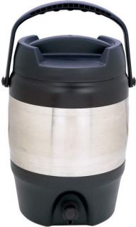 25 Gallon Insulated Stainless Steel Beverage Cooler Drink Dispenser