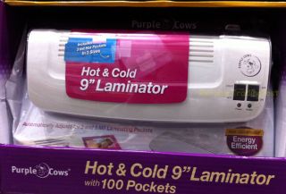 Hot Cold Laminator Laminating Machine 100 Sheet New in Box