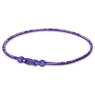 Phiten Titanium Star 18 Inch Necklace Purple