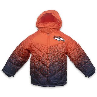 Reebok Youth Denver Broncos NFL Drift Coat Orange