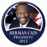 Campaign Political Button Herman Cain 2012