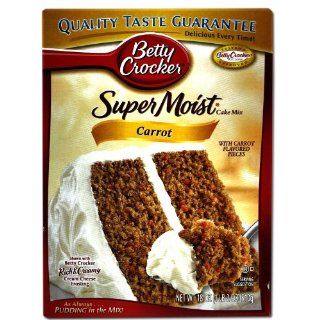 Betty Crocker Supermoist Cake Mix, Carrot, 18 Ounce Boxes (Pack of 12