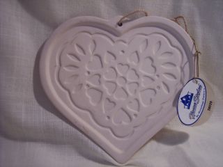 Hermitage Pottery Stoneware Cookie/Paper Mold ~ Heart Full of Heart