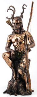 Herne Cernunnos Statue The Hunter Earth Mercury Pagan Witch Witchcraft