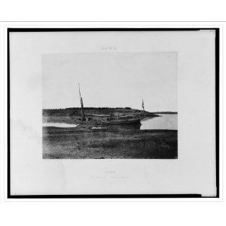 Historic Print (M) Louksor   petit bras du Nil   barque