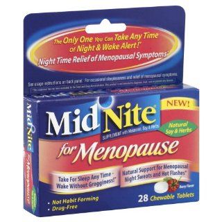 MidNite Nighttime Sleep Aid, for Menopause, Chewable
