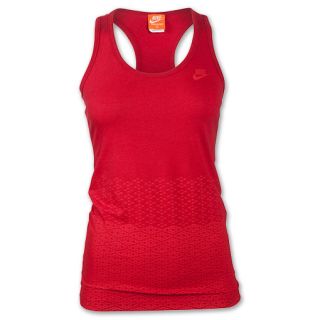 Nike Himalay Womens Racer Tank Top Gym Red