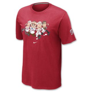 Nike MLB Washington Nationals Mens Tee Shirt Red