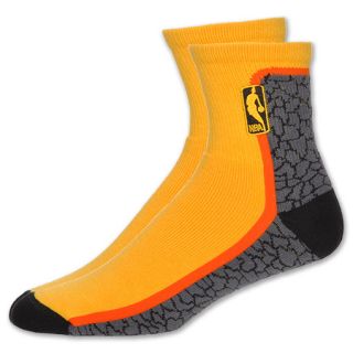 NBA Crackle Logo Mens Sock Orange/Grey/Black