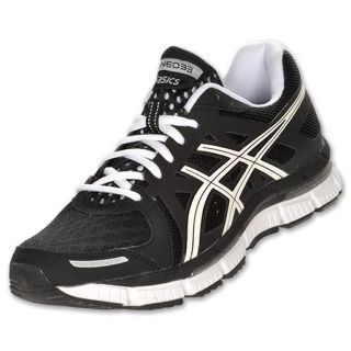 Asics Gel Neo 33 Mens Running Shoes Black/White