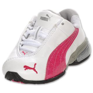 Puma Toddler Jago IV Running Shoe White/Pink