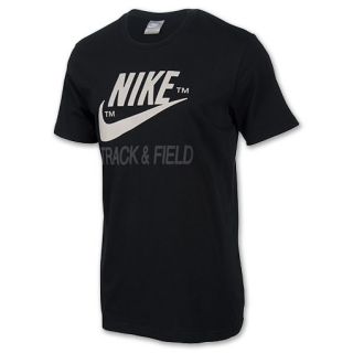 Mens Nike Track & Field Brand Tee Shirt Black