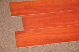  Cherry High Gloss Beveled Edge AC3 Piano Laminate Wood Flooring