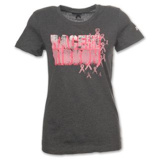 Under Armour Power in Pink Ribbon Womens Tee Shirt