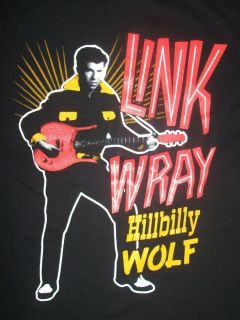  Surf Instrumental Link Wray Hillbilly Wolf T Shirt Exclusive