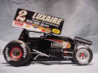 ANDY HILLENBURG LUXAIRE DIRT WORLD OF OUTLAWS SPRINT CAR R R GMP 1 18
