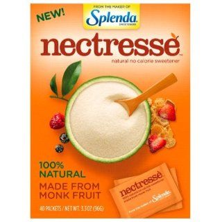 NECTRESSE Natural No Calorie Sweetener, 40 Count Packets 