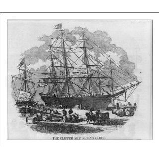 Historic Print (M) The clipper ship Flying Cloud Home