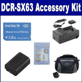 Sony DCR SX63 Camcorder Accessory Kit includes SDC 26