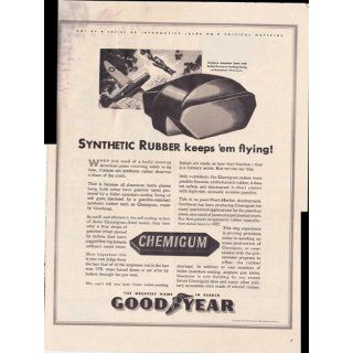 Goodyear Chemigum Synthetic Rubber War Effort 1942