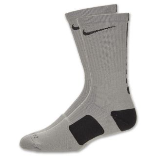 Nike Elite Mens Basketball Crew Socks Grey/ Black