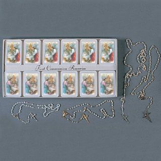 Rosary Display   Includes 12 Rosaries and Keepsake Gift