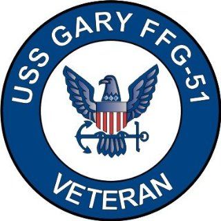 US Navy USS Gary FFG 51 Ship Veteran Decal Sticker 3.8  