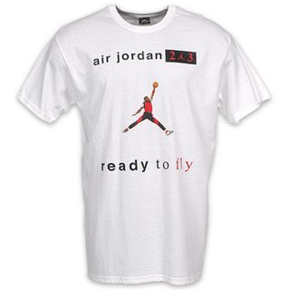 Jordan Mens Ready to Fly Tee White/Multi
