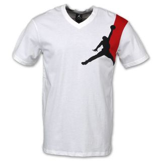Jordan Jumpy Graphic Mens Tee Shirt White/Gym Red