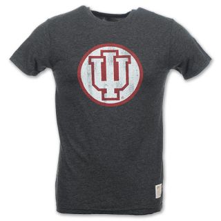 Indiana Hoosiers Retro Logo Mens Tee Shirt Black