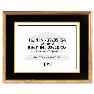 DAX  Hardwood Document/Certificate Frame with Mat, 11 x