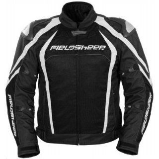 Fieldsheer Congo Sport 2.0 Mens Motorcycle Jacket Black/Silver/Black