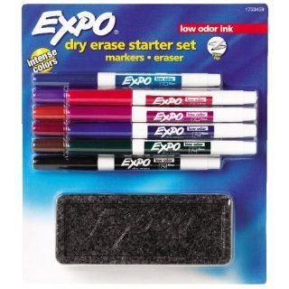 Expo 10 Piece Low Odor Fine Tip Dry Erase Marker Starter