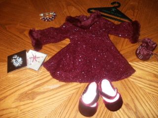 American Girl Garnet Holiday Dress Holiday Accessories