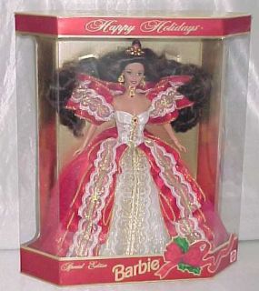 Happy Holiday Barbie 1997 doll NRFB Mint