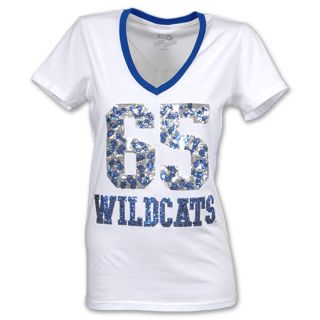 NCAA Kentucky Wildcats Jungle V Neck Womens Tee Shirt