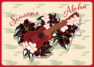 12 Hawaiian Holiday Card Hawaii Christmas Season Flower