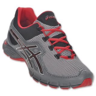 Asics GEL Finite Mens Running Shoe Grey/Red/Black