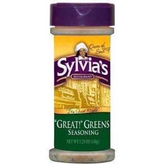 Sylvias Great Greens Seasoning, 5.25 oz, 12 pk Grocery